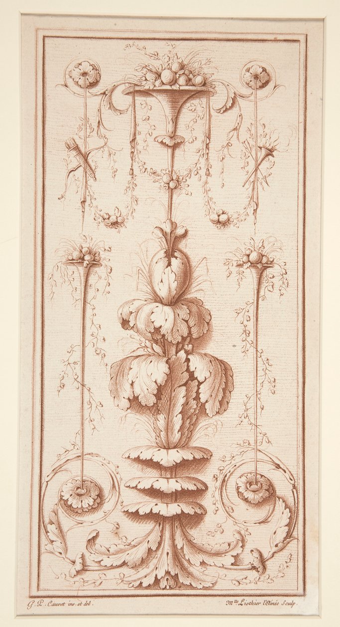 Ornamental Panel from Recueil d   1348302   hu       hungarian Successfully Translated  Original: Saint James Major Translat: Saint James Major 1300758 hu hungarian Successfully Translated Original: Study of foliage Translat: Study of foliage 1258900 hu hu alkotó: Gilles Paul Cauvet