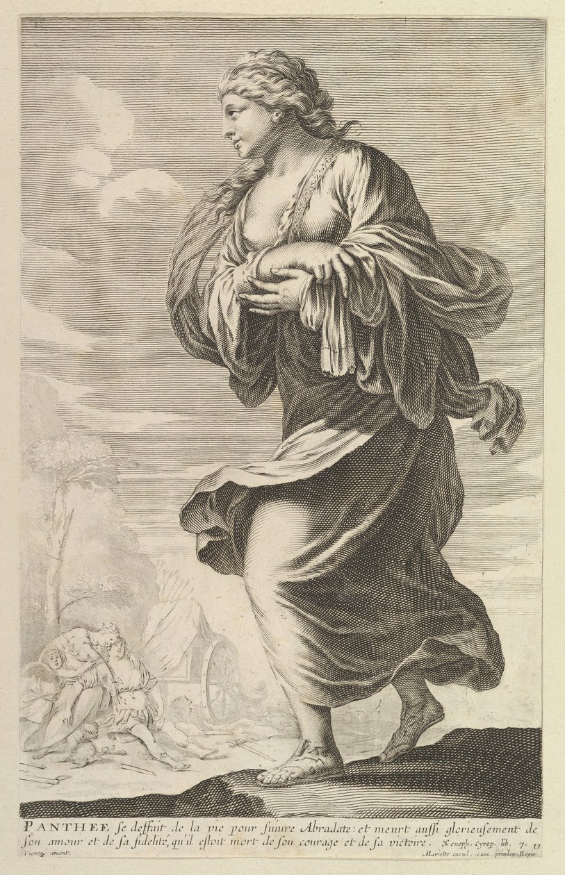 Pantheus, 1647. Alkotók: Gilles Rousselet, Abraham Bosse. alkotó: Gilles Rousselet and Abraham Bosse