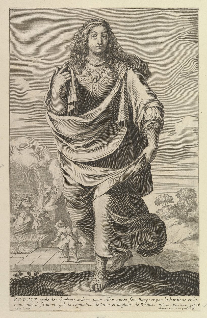 Porcie, 1647. Alkotók: Gilles Rousselet, Abraham Bosse. alkotó: Gilles Rousselet and Abraham Bosse