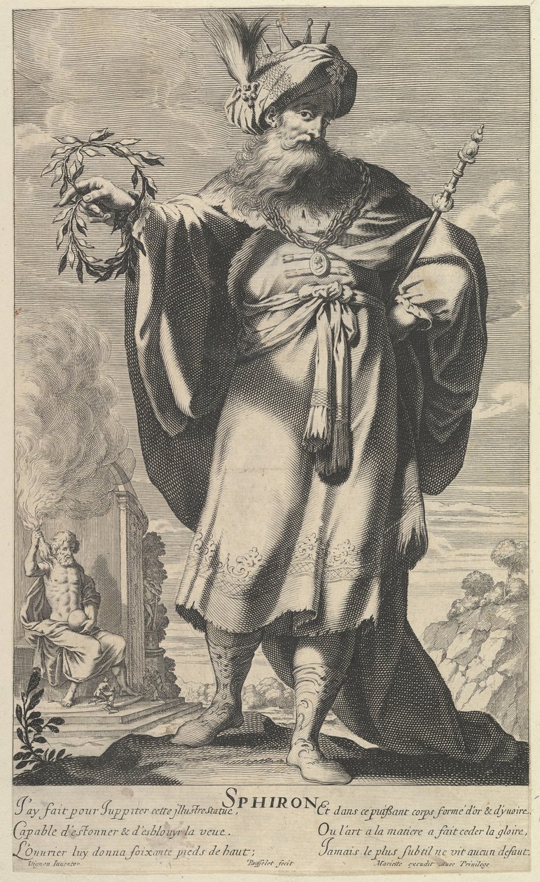 Sphiron, kb. 1639-40. Alkotók: Gilles Rousselet, Abraham Bosse. alkotó: Gilles Rousselet and Abraham Bosse