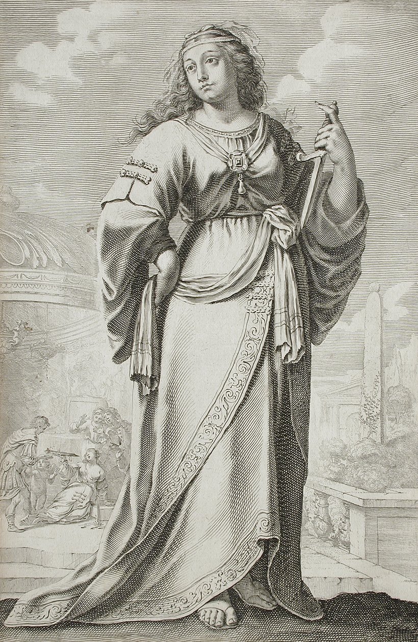 Lucretia (Claude Vignon nyomán) alkotó: Gilles Rousselet