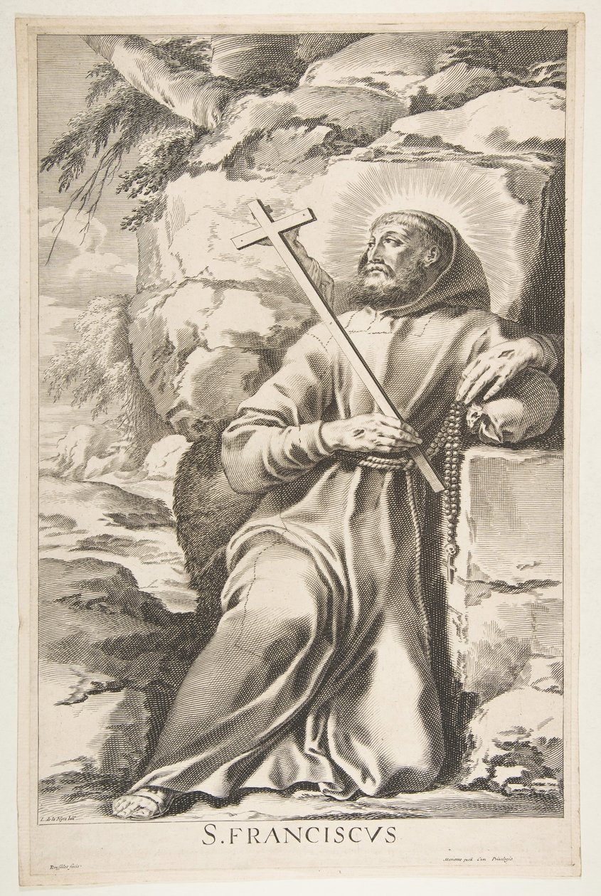 Szent Ferenc. alkotó: Gilles Rousselet