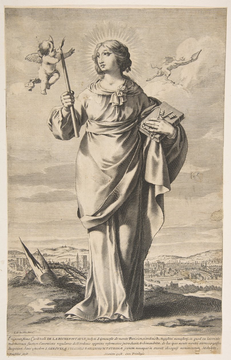 St. Genevieve.n.d. alkotó: Gilles Rousselet
