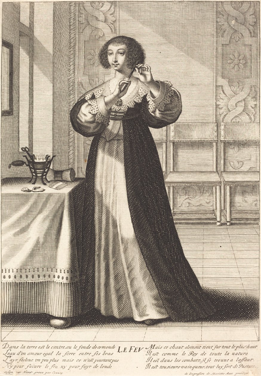 Tűz alkotó: Gilles Rousselet after Grégoire Huret