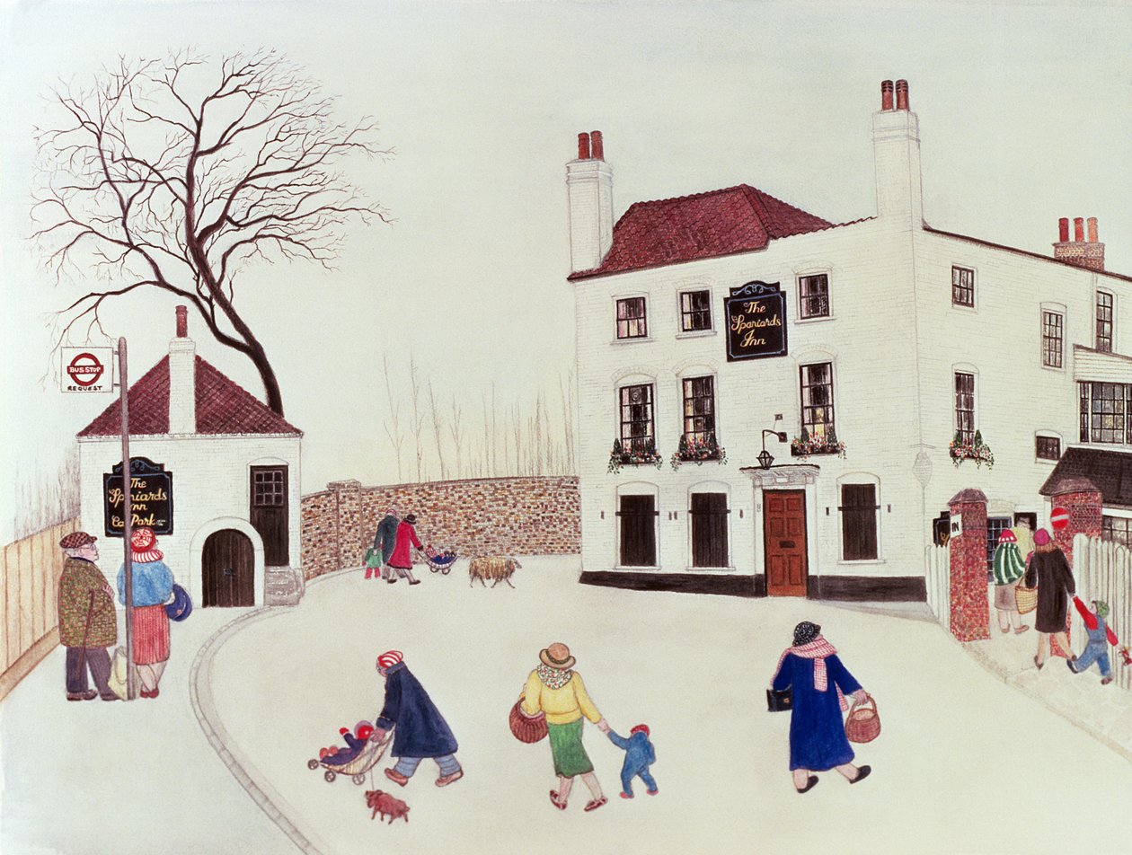 The Spaniards Inn, Hampstead Heath alkotó: Gillian Lawson