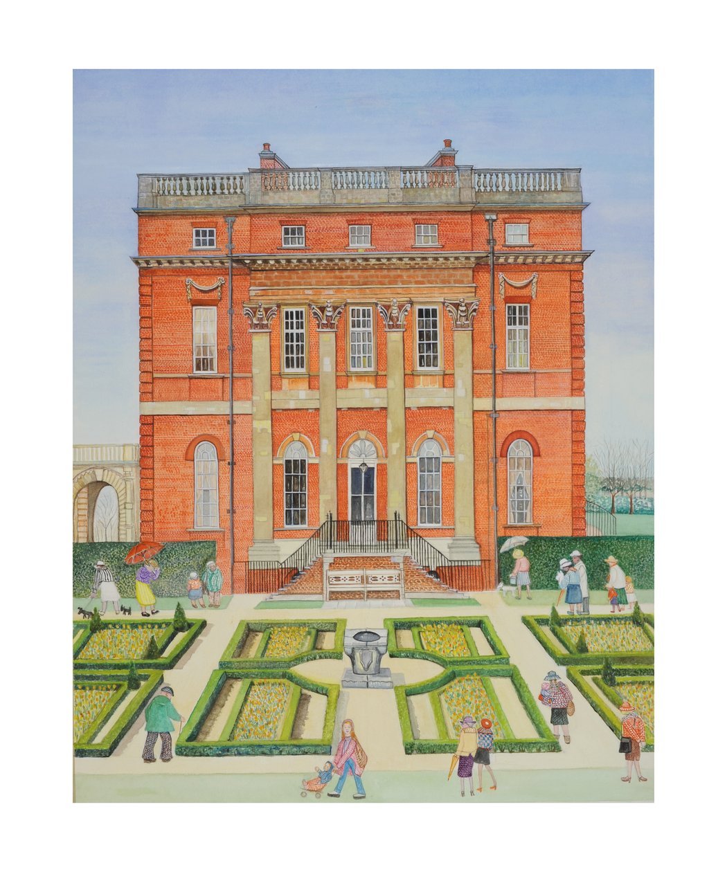 West Clandon, Surrey (wc papíron) alkotó: Gillian Lawson