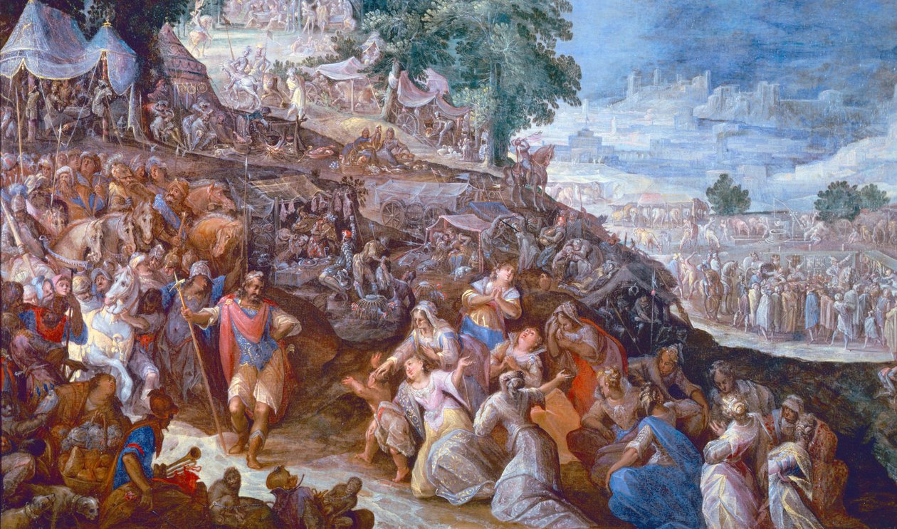 Volumnia Coriolanus előtt alkotó: Gillis van Valckenborch