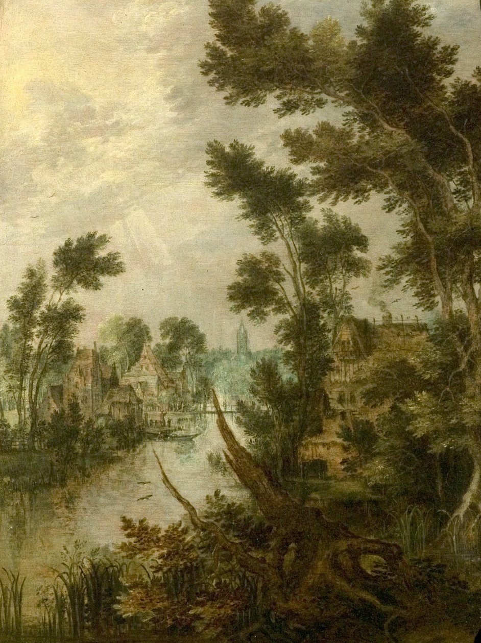 Folyói jelenet, 1614 alkotó: Gillis Claesz d Hondecoeter