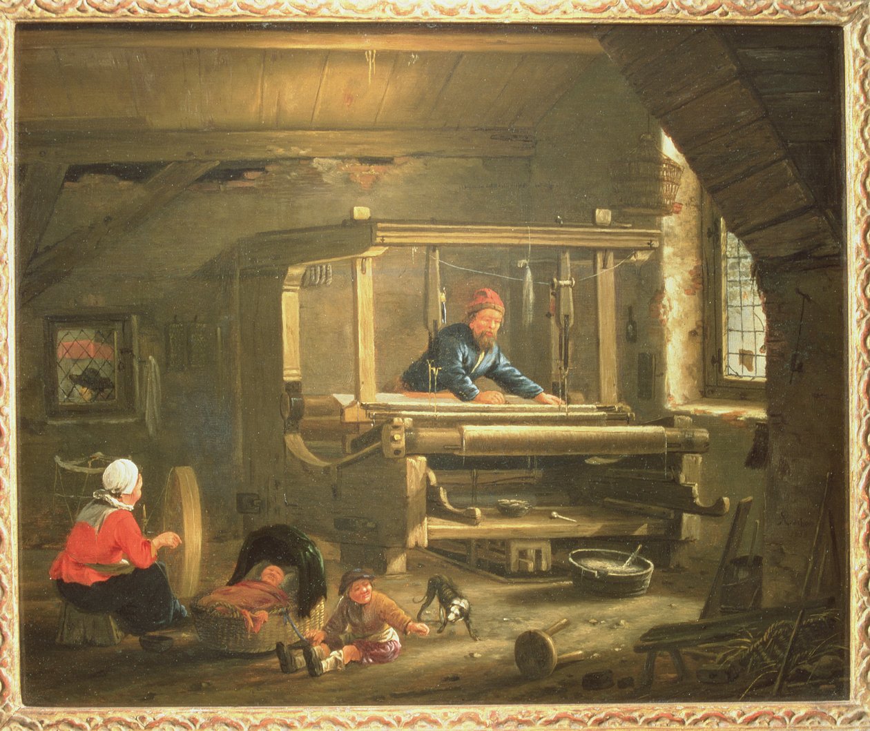 Egy takács műhelye alkotó: Gillis Rombouts