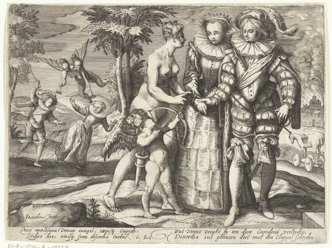 Vénusz, szerelem a viszályban alkotó: Gillis van Breen (attributed to)