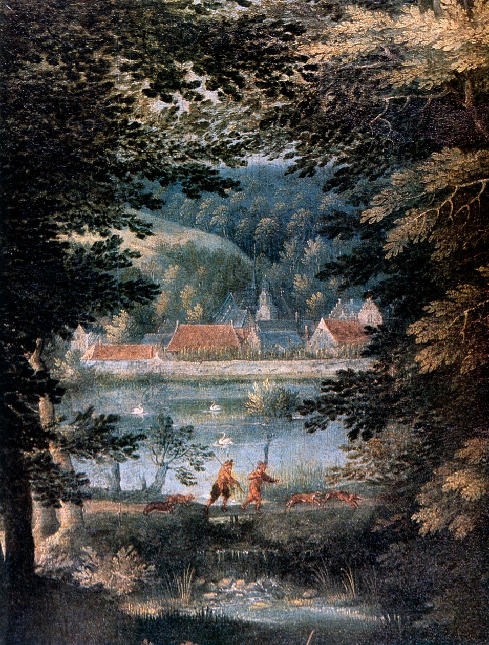 Táj, 16. század. alkotó: Gillis van Coninxloo