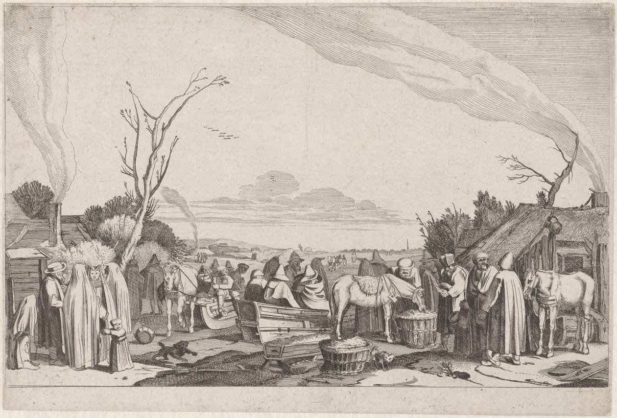 Téli A négy évszak (sorozat címe) alkotó: Gillis van Scheyndel (I)