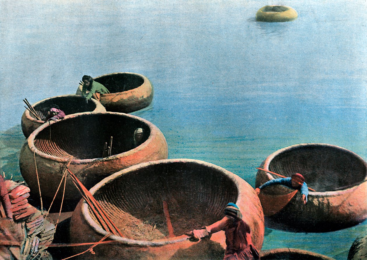 Kouffehs az Eufrátesz folyón, 1890 alkotó: Gillot