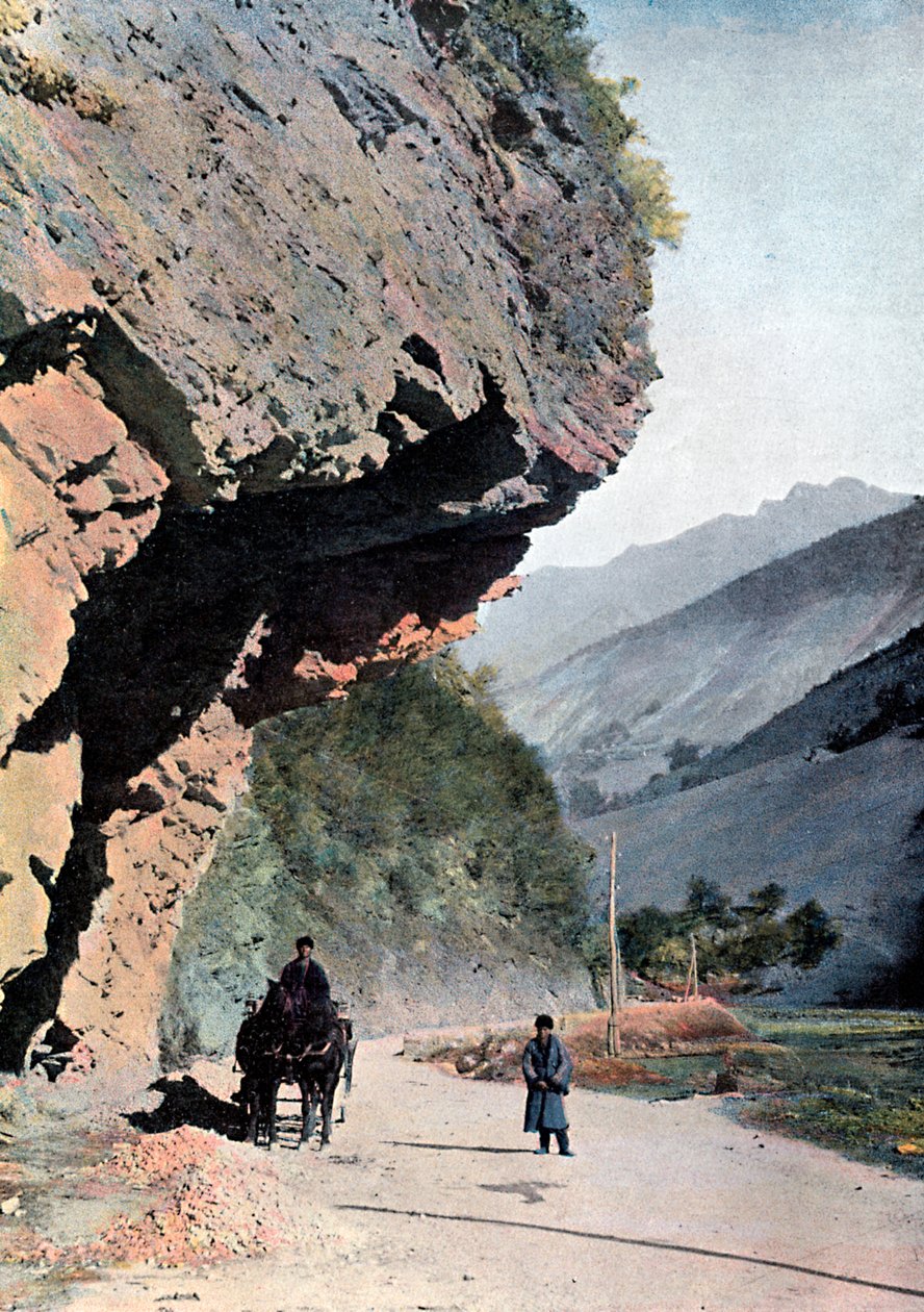 Szikla Annaour falu közelében, 1890 alkotó: Gillot