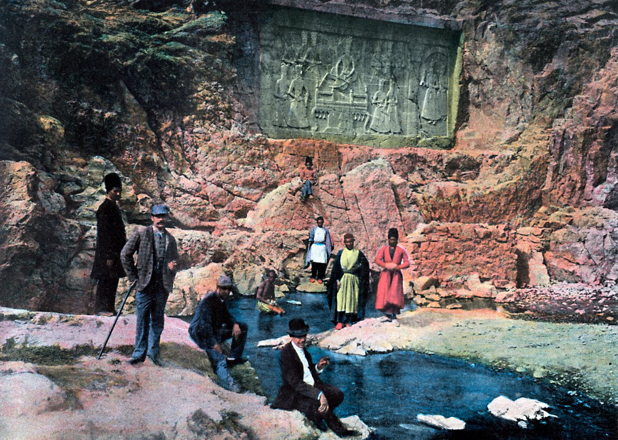 A perzsa sah és gyermekei, 1890. alkotó: Gillot