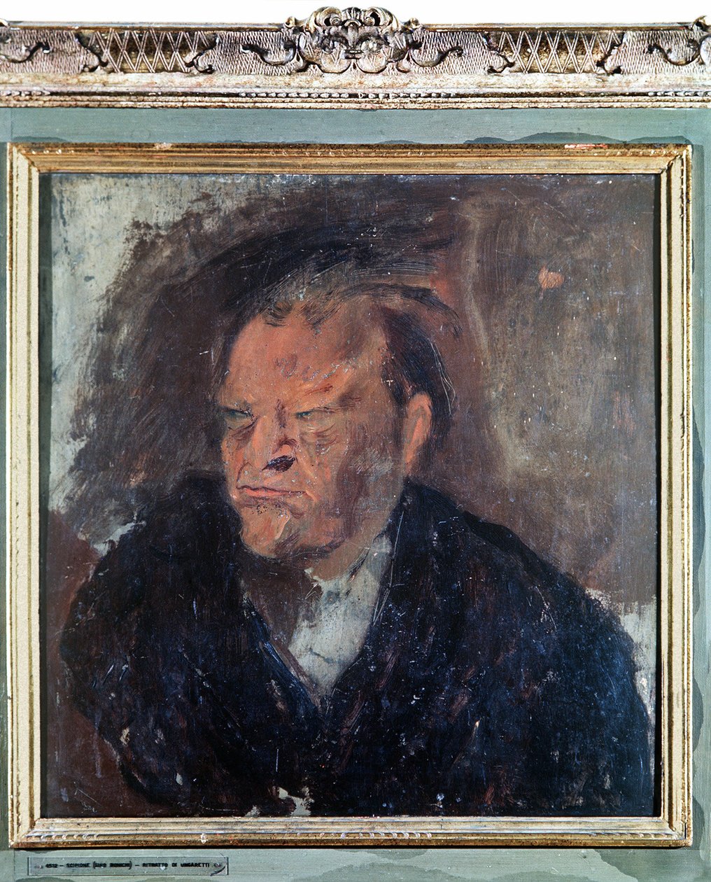 Giuseppe Ungaretti (1888-1970) olasz költő portréja. Gino Bonichi Scipio című festménye (1904-1933) alkotó: Gino (1904 33) Bonichi
