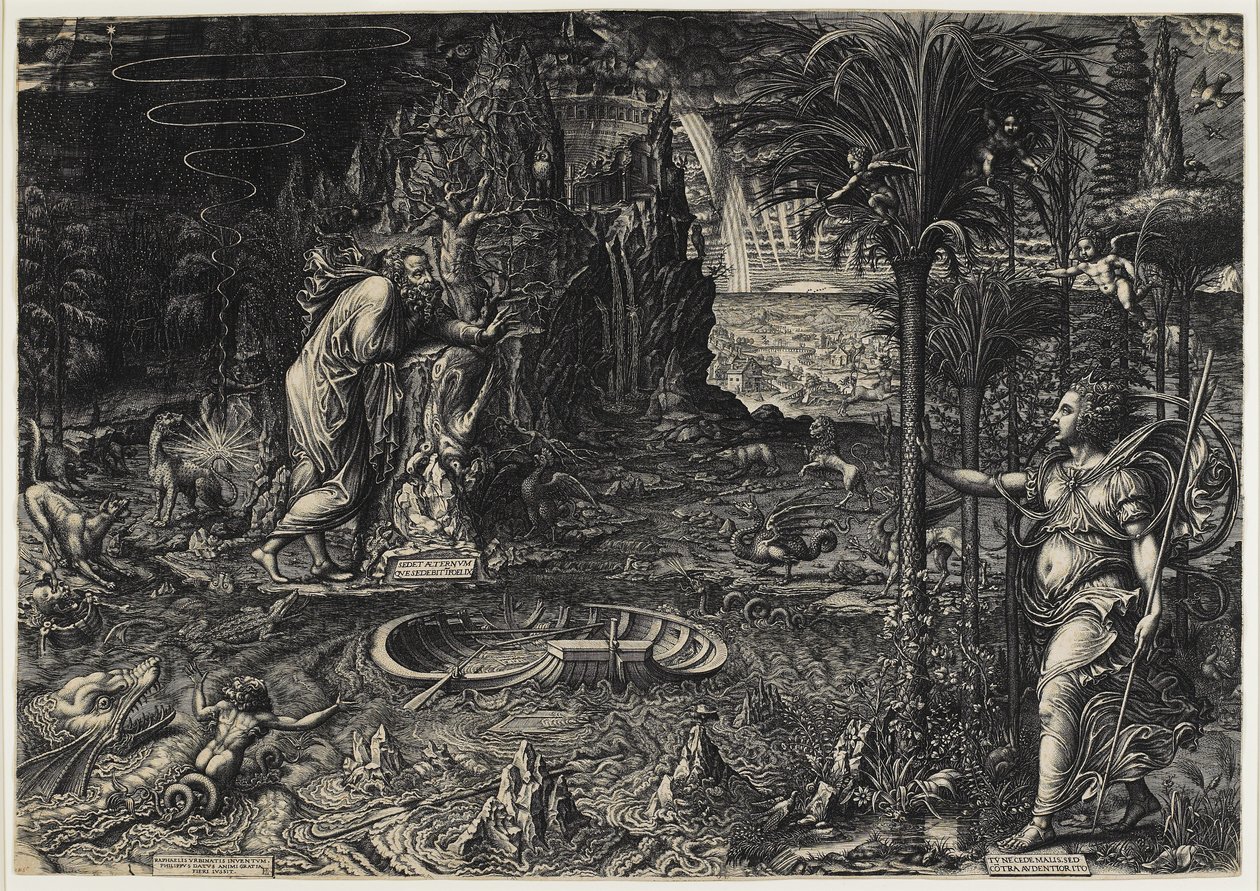 Az élet allegóriája (Raphael álma), 1561 alkotó: Giorgio Ghisi