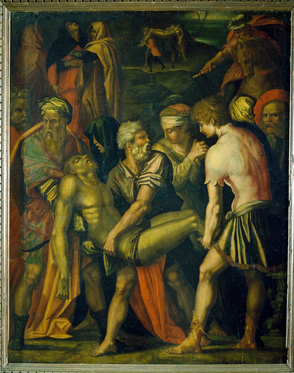 Krisztust a keresztre vitték, Camera di Abramo, 1532 alkotó: Giorgio Vasari