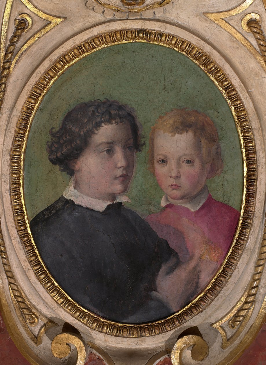 Don Giovanni és Don Garzia de Medici alkotó: Giorgio Vasari