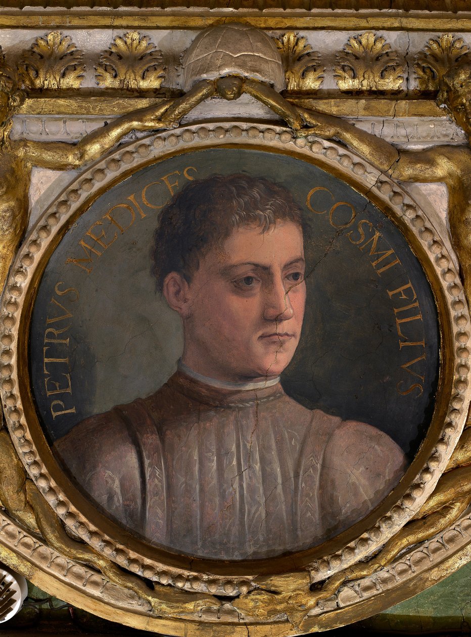 Piero de Medici felhívta a köszvényt alkotó: Giorgio Vasari