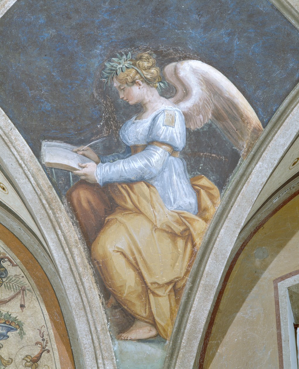 Költészet, A négy művészet, Peduccio, Camera della Fama, 1542 alkotó: Giorgio Vasari