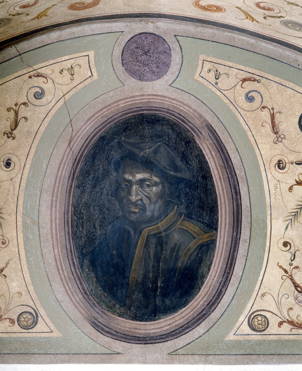 Férfiportré, Camera della Fama, 1548 alkotó: Giorgio Vasari