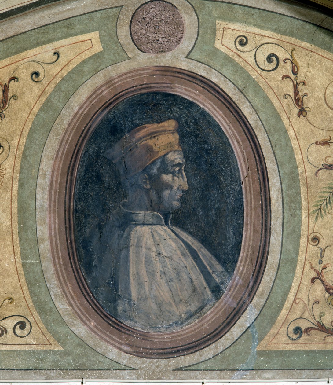 Férfiportré, Camera della Fama, 1548 alkotó: Giorgio Vasari