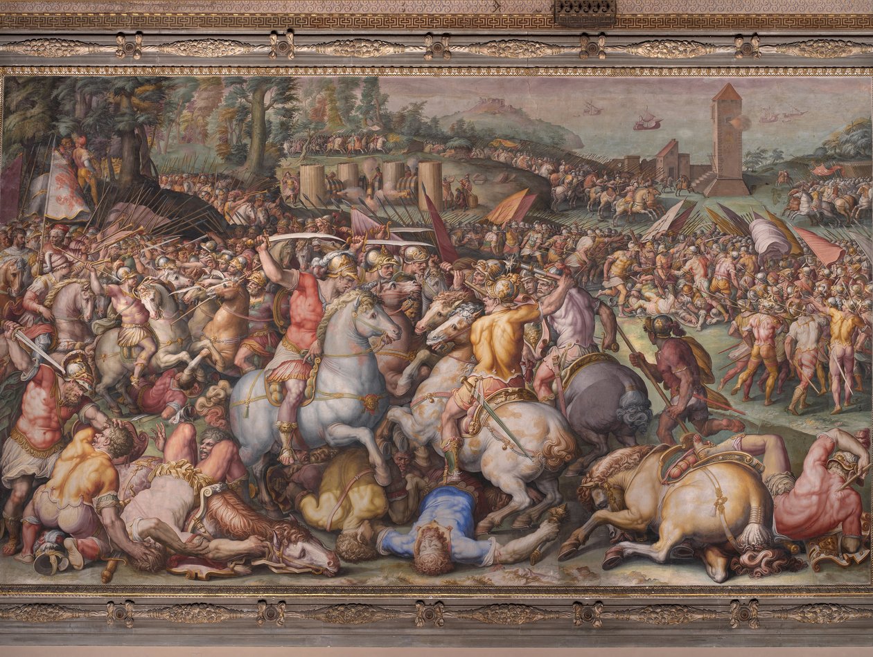 A Pisans útvonala a Torre San Vincenzo -ban A Pisans útvonala a Torre San Vincenzo -ban alkotó: Giorgio Vasari