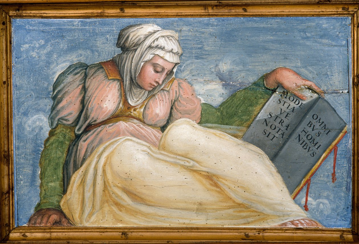 Szibilla, Ábrahám Kamara, 1542 alkotó: Giorgio Vasari