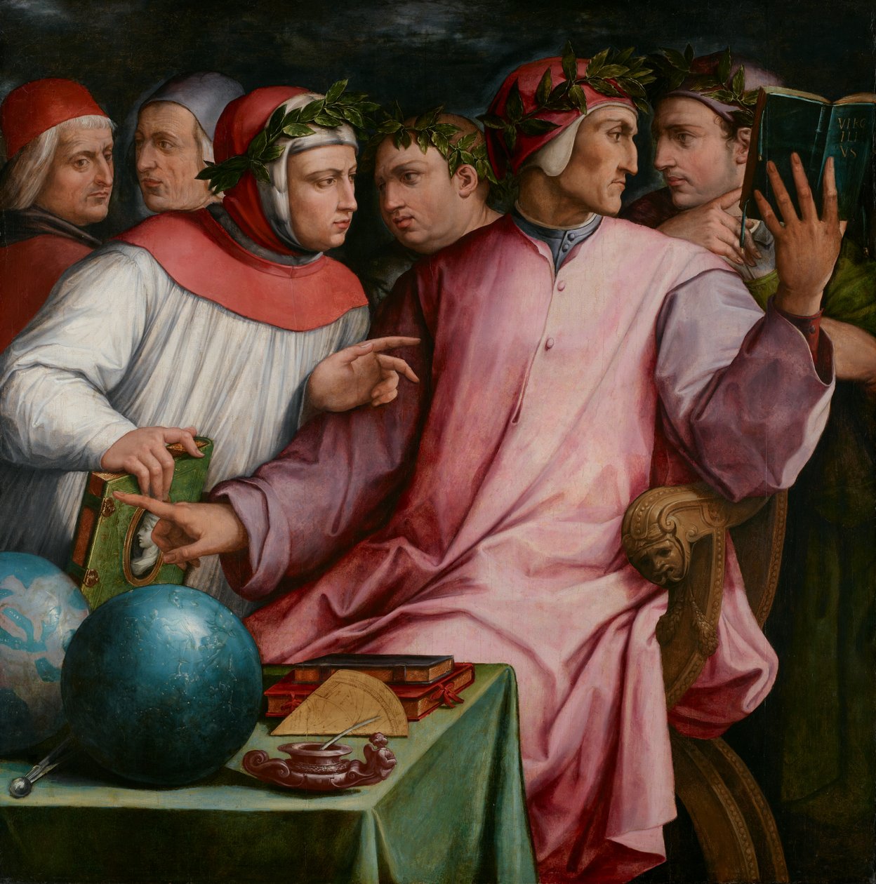 Hat toszkán költő, 1544 alkotó: Giorgio Vasari