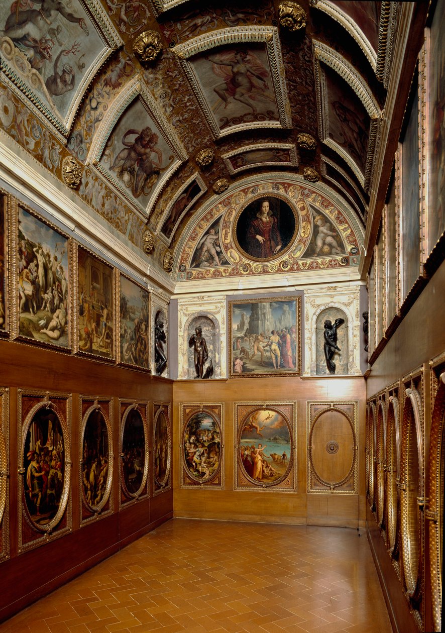 Kilátás a Francesco I de Medici stúdiójára alkotó: Giorgio (and workshop) Vasari