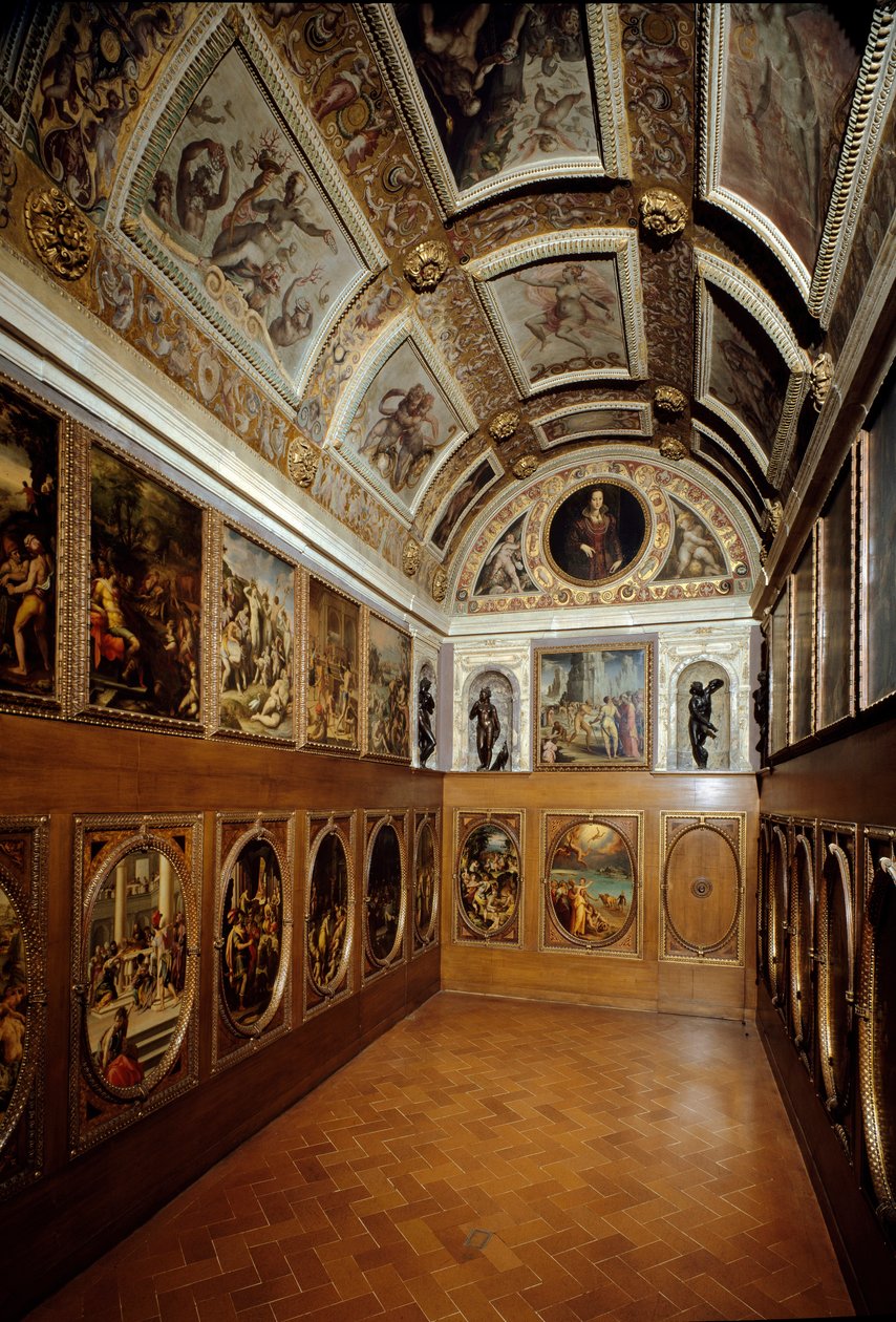 Kilátás a Francesco I de Medici stúdiójára alkotó: Giorgio (and workshop) Vasari