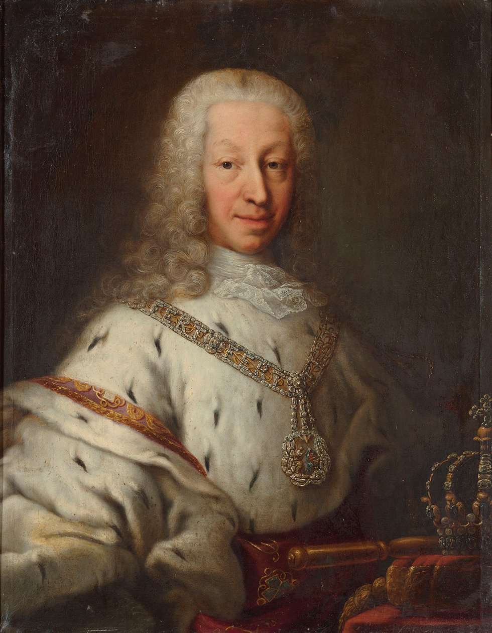 III. Károly Emmánuel 1701-1773, Savoyai herceg és Szardínia királya, 18. század első fele. alkotó: Giorgio Domenico Duprà