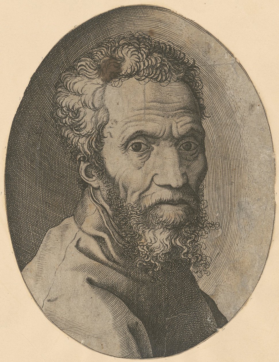 Michelangelo portréja alkotó: Giorgio Ghisi