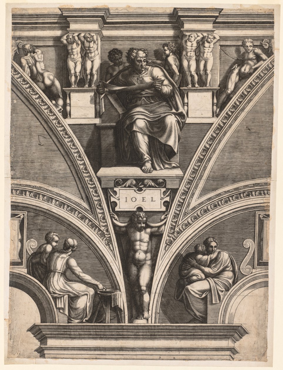Joel próféta, 1570-es évek eleje. alkotó: Giorgio Ghisi
