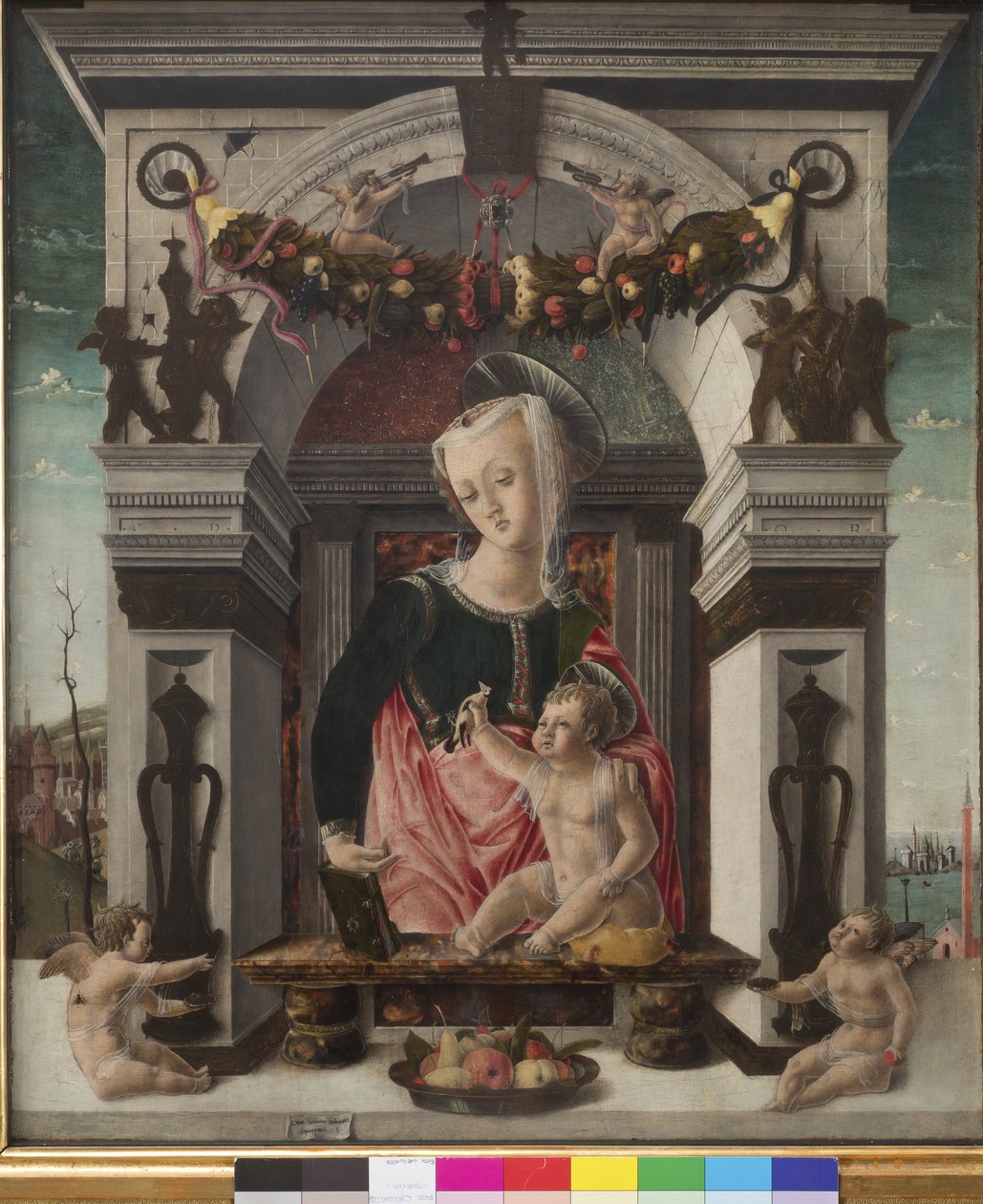 Madonna és gyermeke, 1456-60 alkotó: Giorgio Schiavone