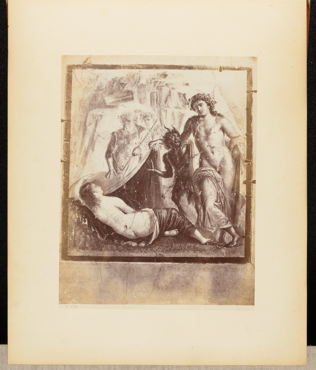 Friss Bacchus és Ariadné Pompeji alkotó: Giorgio Sommer