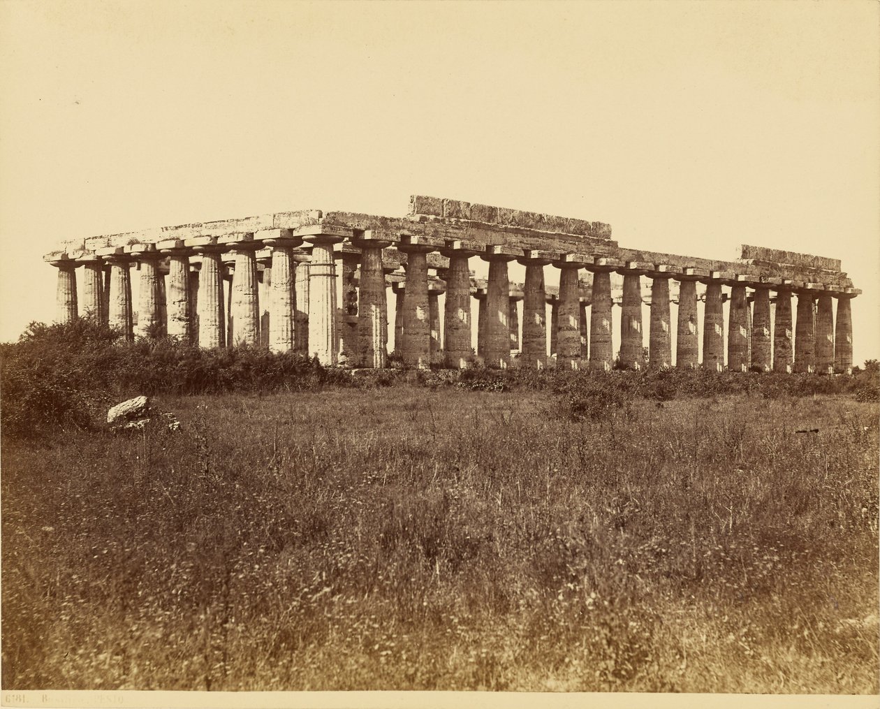 Bazilika, Paestum alkotó: Giorgio Sommer