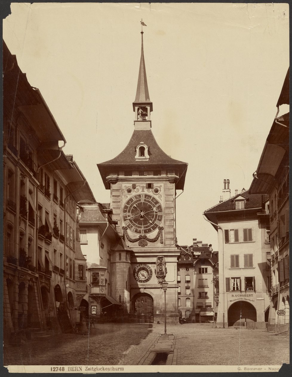 Bern, óratorony alkotó: Giorgio Sommer