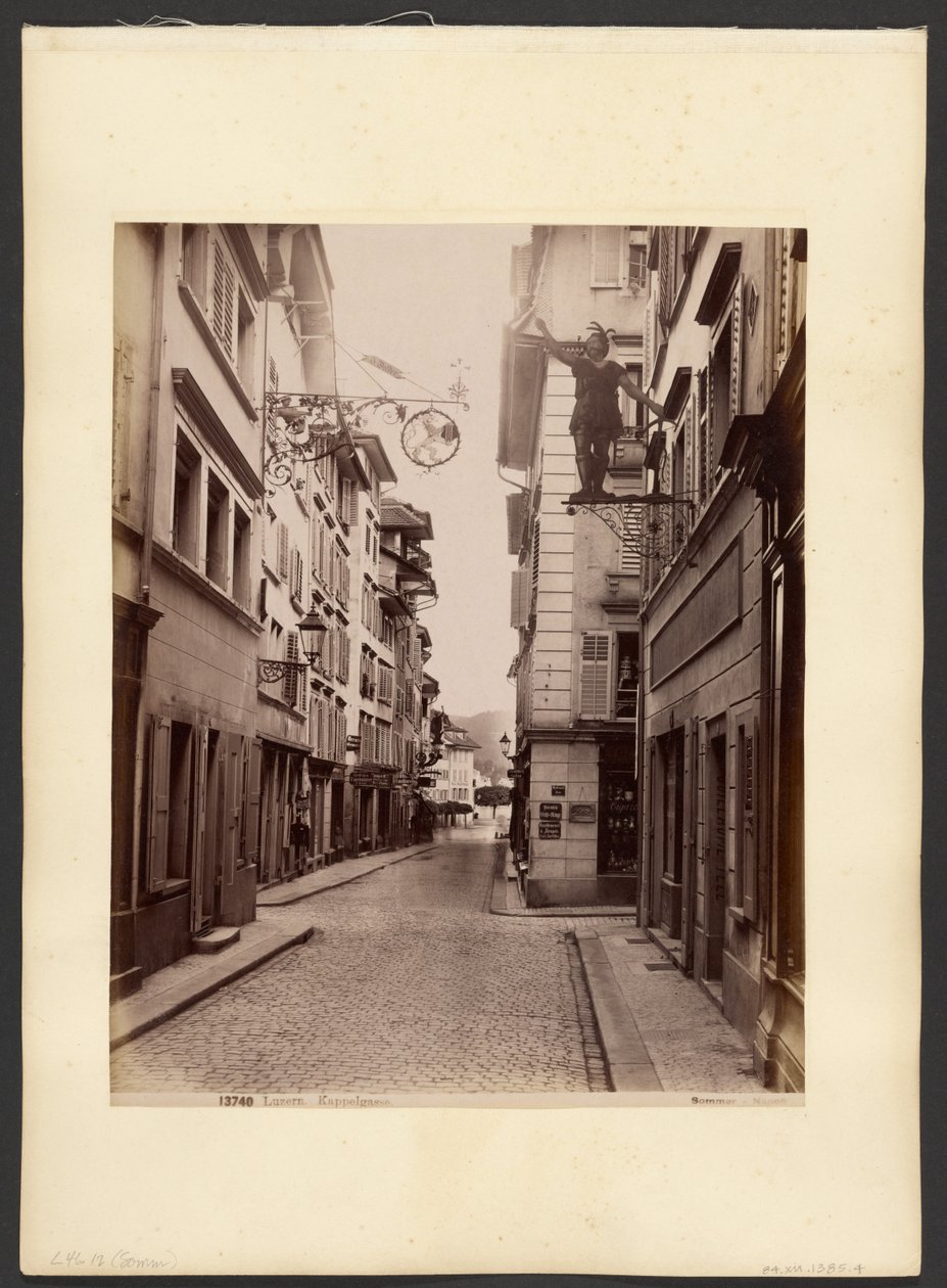 Luzern, Kappelgasse alkotó: Giorgio Sommer