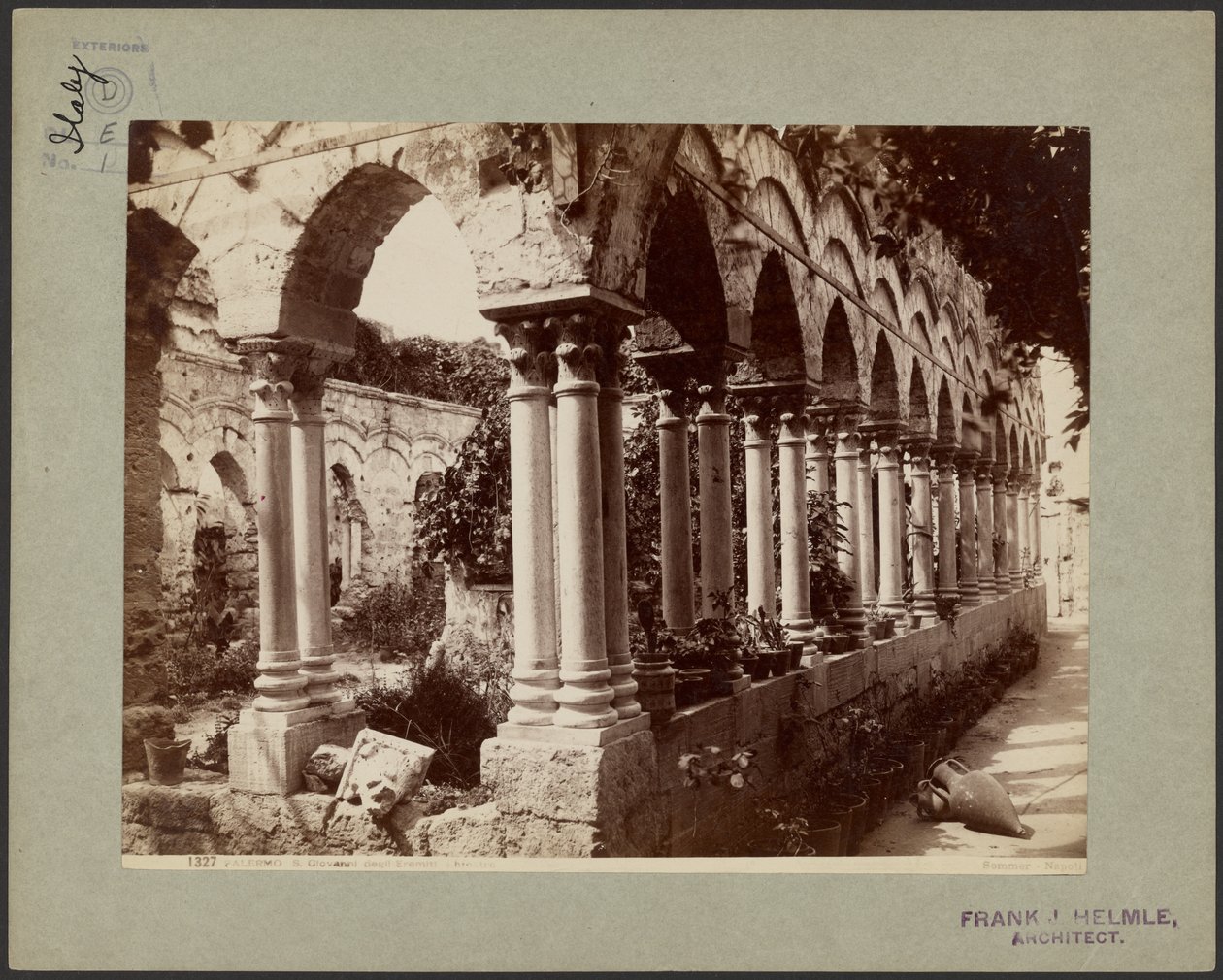 Palermo. S. Giovanni degli Eremati, kerengő alkotó: Giorgio Sommer
