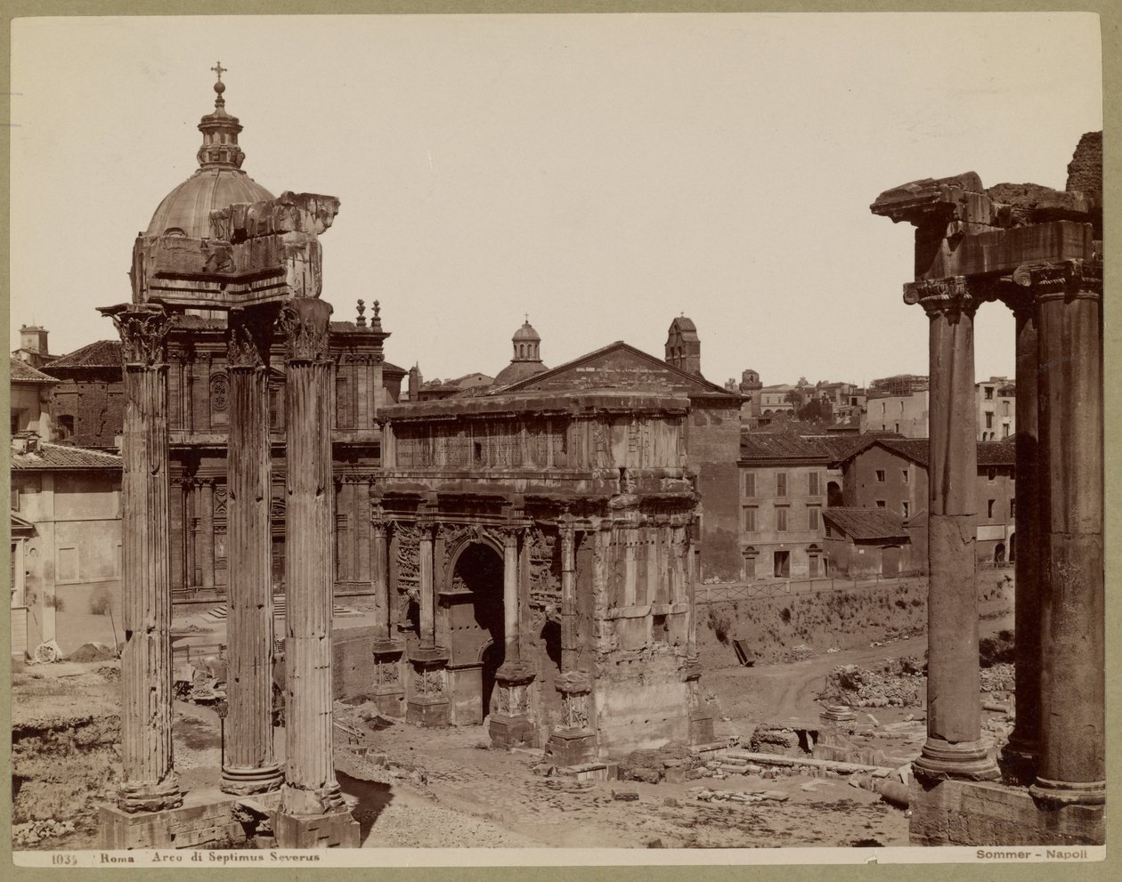 Róma - Septimius Severus diadalíve alkotó: Giorgio Sommer