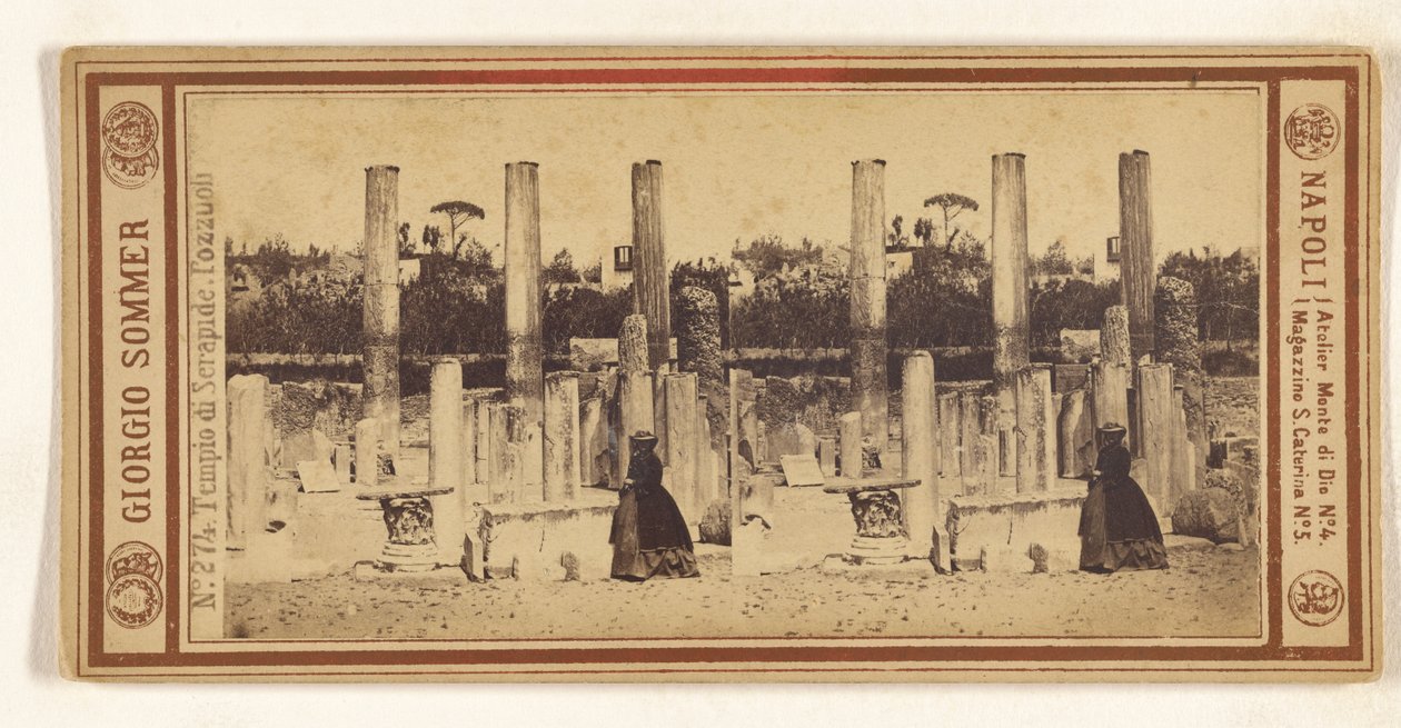 Tempel des Serapis. Pozzuoli. alkotó: Giorgio Sommer