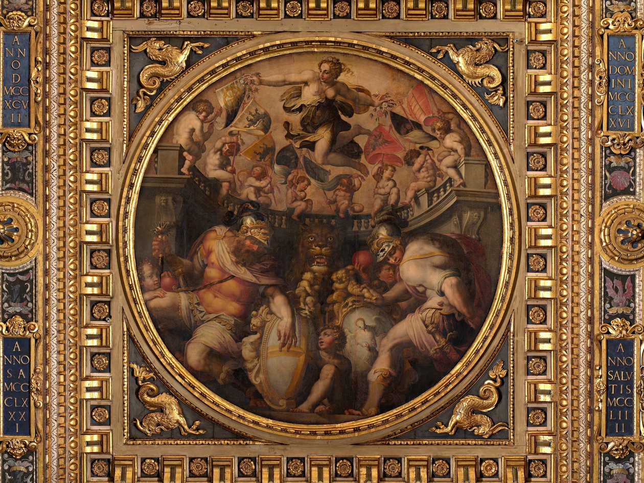 Santo Spirito és Santa Croce negyedének allegóriái alkotó: Giorgio Vasari