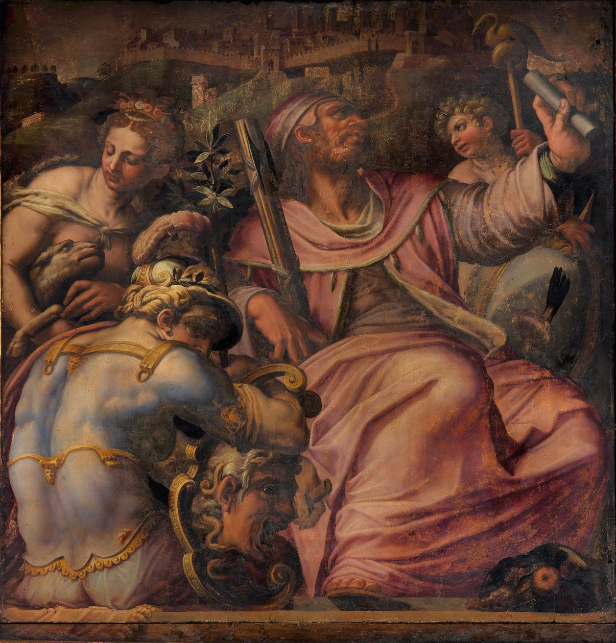 Certaldo allegóriája, 1563-1565 alkotó: Giorgio Vasari