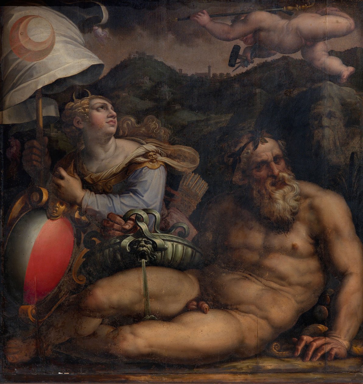 Fiesole allegóriája, 1563-1565 alkotó: Giorgio Vasari
