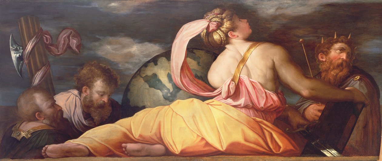 A földrajz allegóriája alkotó: Giorgio Vasari