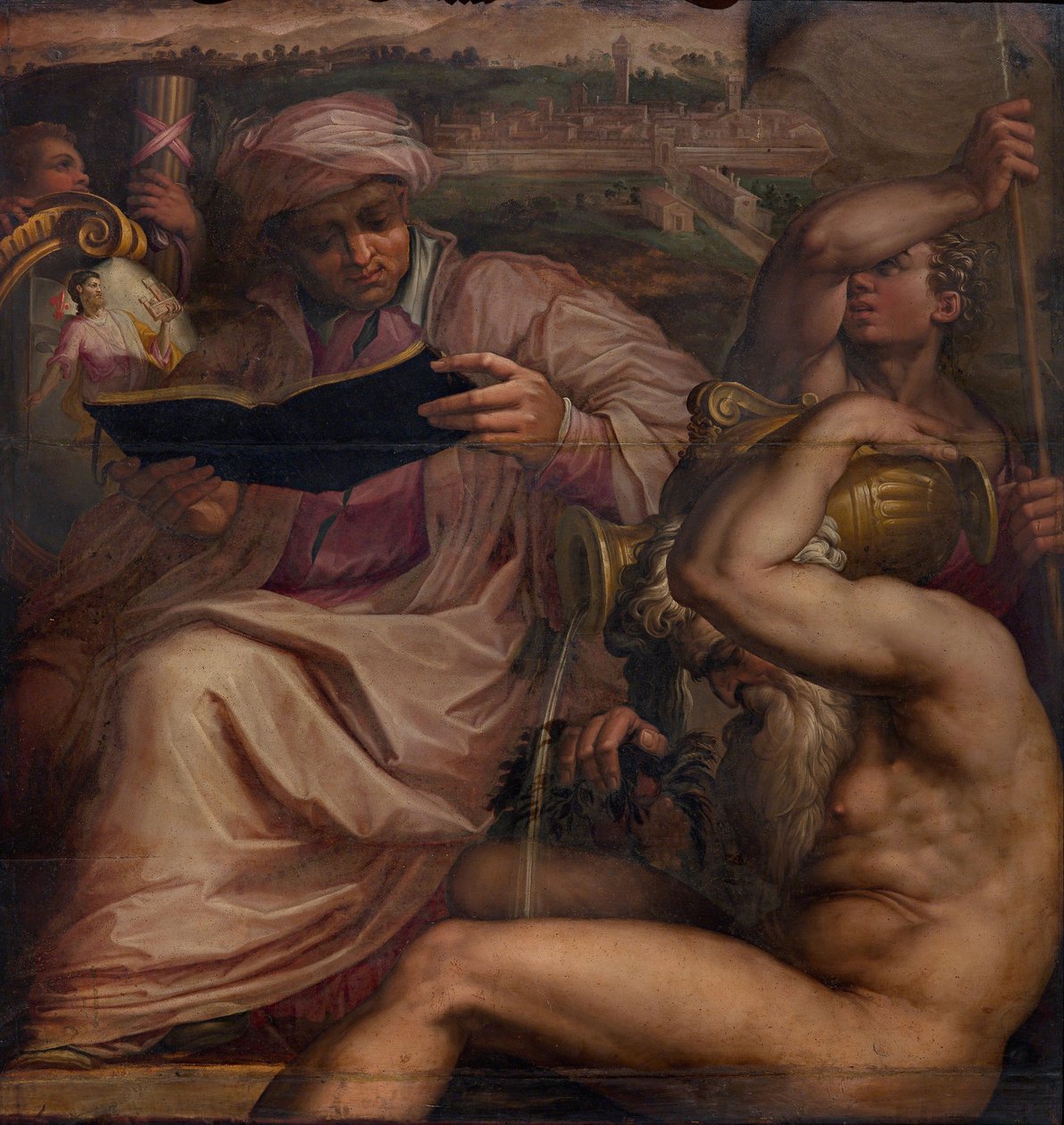 Mugelló allegóriája, 1563-1565 alkotó: Giorgio Vasari