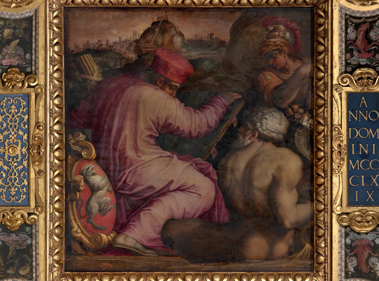 San Miniato allegóriája Alsó-Valdarnóban alkotó: Giorgio Vasari