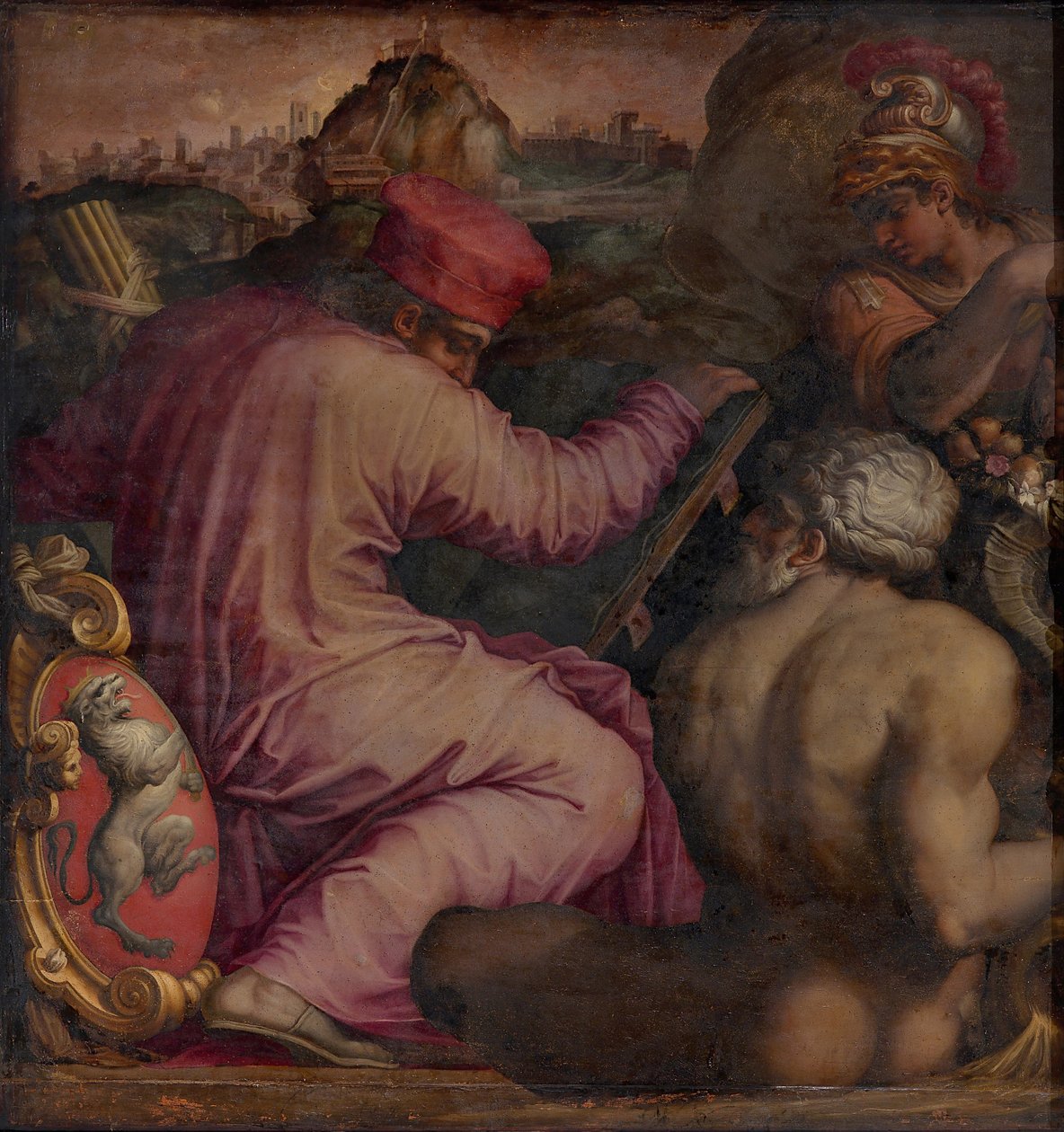 San Miniato allegóriája Alsó-Valdarnóban, 1563-1565 alkotó: Giorgio Vasari